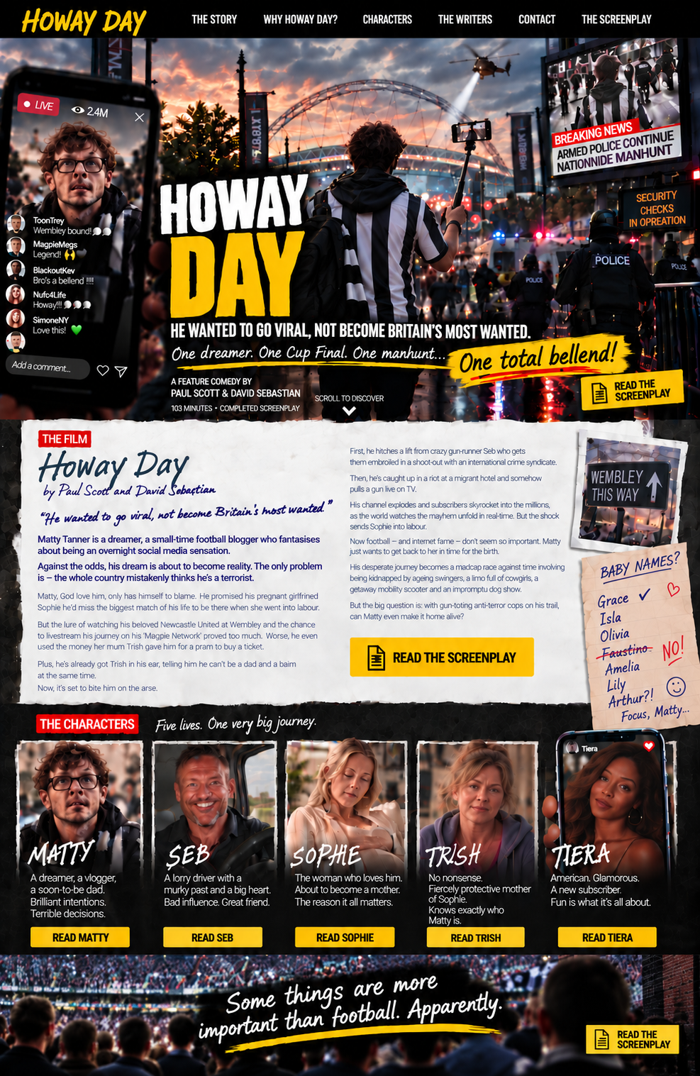 HOWAY DAY website visual